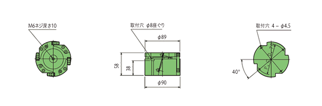 パーツフィーダ本体 PVH-01(全波)の図面